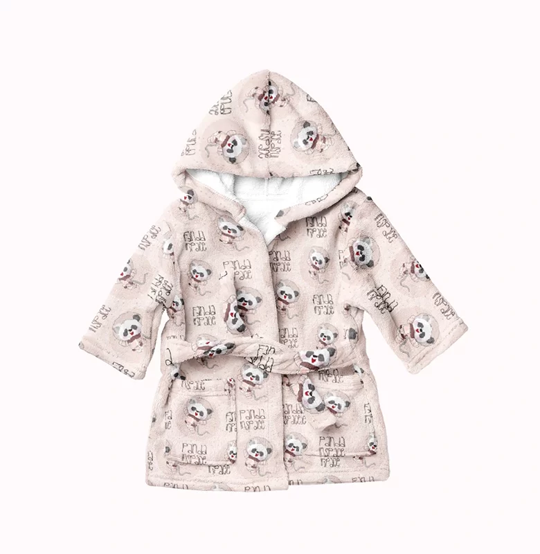 Baby Robe Panda Space